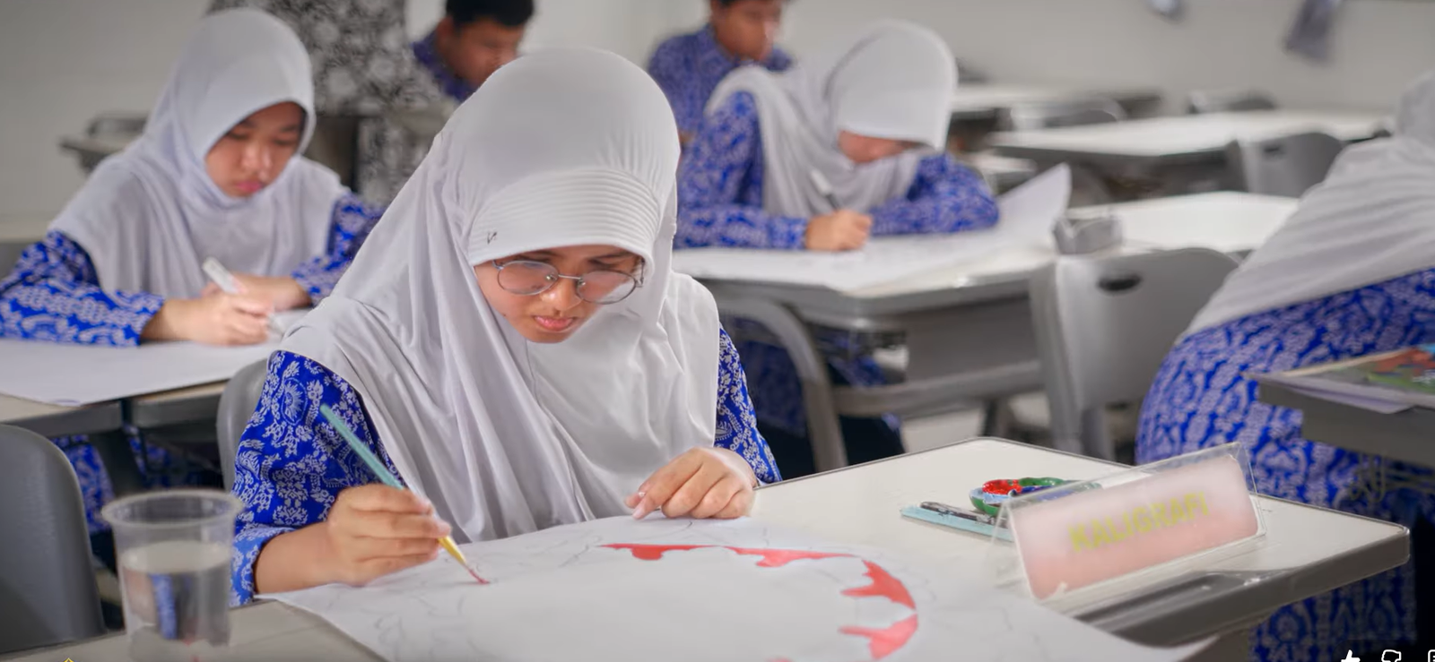 Rutinitas Mingguan Ekskul Kaligrafi